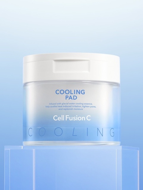 Cell Fusion C Cooling Pad Płatki chłodzące  z wodą lodowcową 70 szt.
