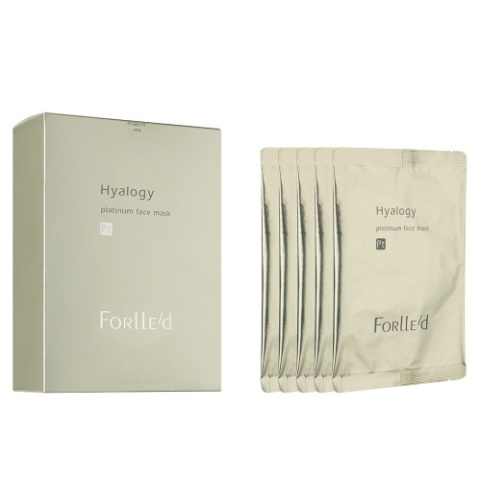 Forlled Hyalogy Platinum Face Mask Maska antyoksydacyjna na bazie platyny, modelująca kontur twarzy 5 szt.