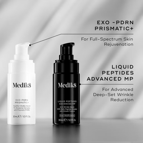 Medik8 Exo-Pdrn Prismatic+ Młodzieńcze serum rewitalizujące z pryzmatycznym PDRN i potrójnym kompleksem egzosomów 30 ml