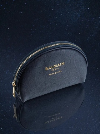 Balmain Granatowa Kosmetyczka Edycja Limitowana "Cosmic Sapphire"