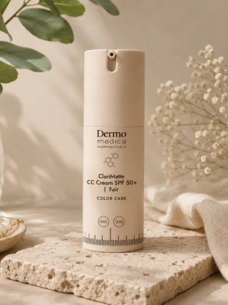 Dermomedica ClariMatte CC Cream SPF 50+ Matujący, koloryzujący krem korygujący z wysoką ochroną UVA/UVB kolor fair 30 ml
