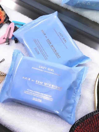 Hair by Sam McKnight Lazy Girl Biodegradable Hair Cleanse Cloths 20 szt.