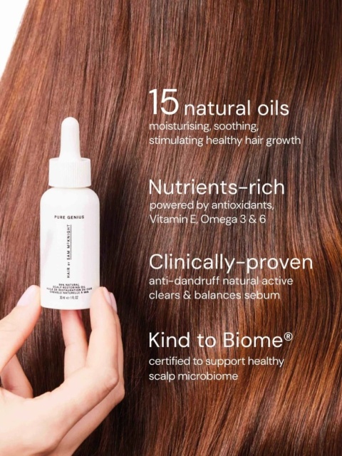 Hair by Sam McKnight Pure Genius 98% Natural Scalp Restoring Oil 30 ml