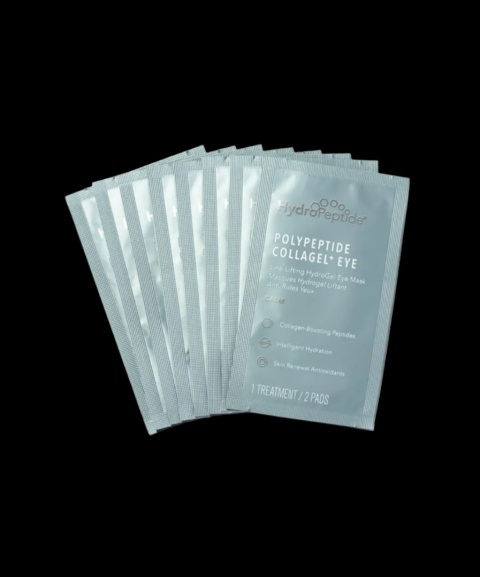 Hydropeptide PolyPeptide Collagel Eye Mask Maska hydrożelowa redukująca zmarszczki pod oczami 8 szt.