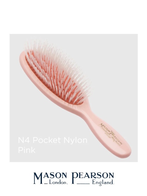 Mason Pearson N4 Pocket Mała szczotka do włosów (nylon) Pink