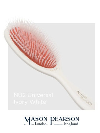 Mason Pearson NU2 Universal Średnia szczotka do włosów (nylon) Ivory