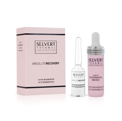 Selvert Thermal Active Regenerator With Snail Protein Extract Koncentrat regenerujący z ekstraktem wydzieliny ślimaka 5 ml