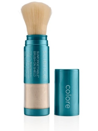Colorescience Sunforgettable Brush On-Shield SPF 30 Mineralny puder ochronny w pędzlu (kolor Glow) 4.3 g