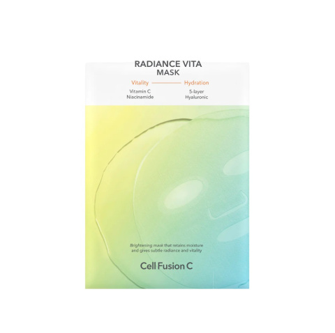 CELL FUSION C Radiance Vita Mask Rozświetlająco - nawilżająca maska w płacie 25ml x 5 szt.