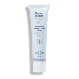 DERMOMEDICA Antioxidant Mineral Cream Mineralny krem fotoprotekcyjny SPF 30 z cynkiem, witaminą C i witaminą E 60ml