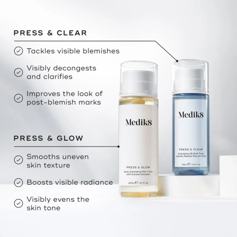 MEDIK8 PRESS & CLEAR Tonik dla skór z niedoskonałościami 150ml