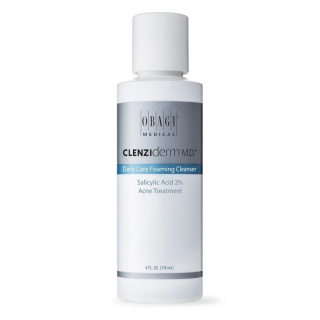 OBAGI Clenziderm M.D. Daily Care Foaming Cleanser Złuszczający żel z kwasem salicylowym i odświeżającym mentolem 118ml