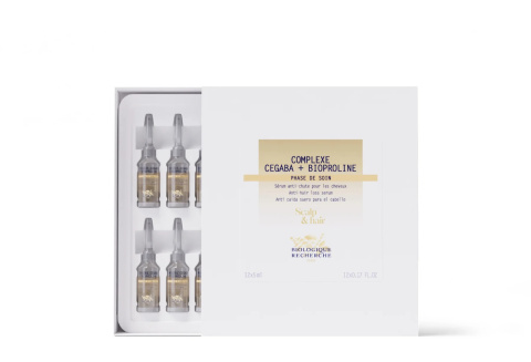 BIOLOGIQUE RECHERCHE Complexe Cegaba + Bioproline Serum zapobiegające wypadaniu włosów 12x5 ml