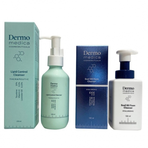 DERMOMEDICA Lipid Control And Snail B5 Foam Cleanser SET 150ml + 150ml