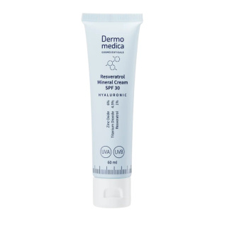 DERMOMEDICA Resveratrol Mineral Cream SPF 30 Przeciwstarzeniowy krem z resweratrolem i filtrem 60ml