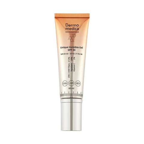 DERMOMEDICA Unique Invisible Gel SPF 30 Unikatowe, żelowe serum z filtrami organicznymi 60ml