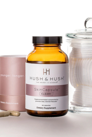 HUSH&HUSH Skin Capsule Clear+ Czysta cera 60 kaps.