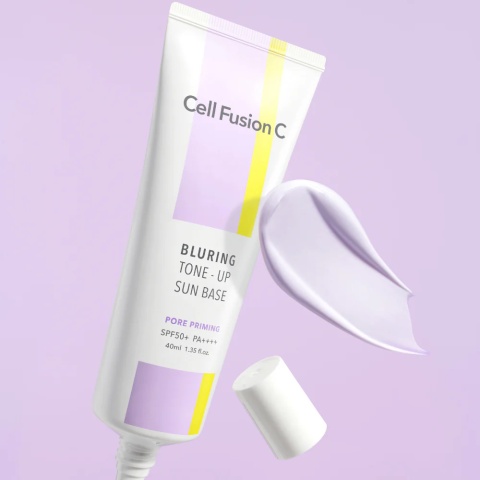 CELL FUSION C BLURING SUN BASE SPF 50+/PA++++ Baza wygładzająca dla cer problematycznych z wysoką ochroną przeciwsłoneczną 40ml