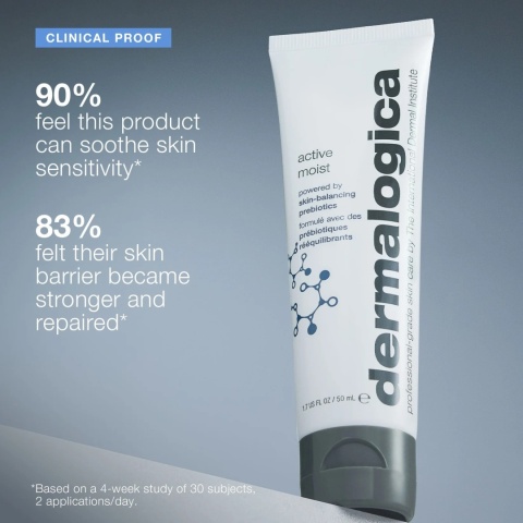 Dermalogica Active Moist 2.0 Lekki prebiotyczny krem nawilżający do skóry tłustej i mieszanej 50 ml