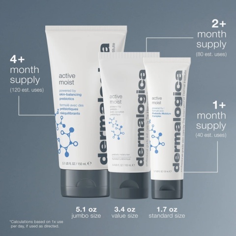Dermalogica Active Moist 2.0 Lekki prebiotyczny krem nawilżający do skóry tłustej i mieszanej 50 ml