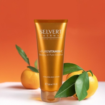 SELVERT THERMAL VITALIZING BODY SCRUB Witalizujący peeling do ciała w tubie 200ml