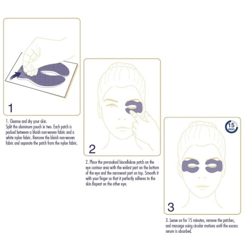 BIOLOGIQUE RECHERCHE Patchs Defatigants - Płatek na okolice oczu 1szt.