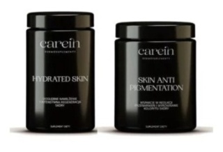 CAREIN Hydrated Skin + Skin Anti Pigmentation ZESTAW Nawilżonana skóra bez przebarwień 90 kaps + 60 kaps./150 kaps.