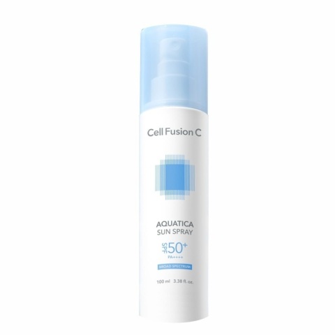 Cell Fusion C Aquatica Sun Spray SPF50+ PA++++ Nawilżająca mgiełka do każdego rodzaju cery 100 ml