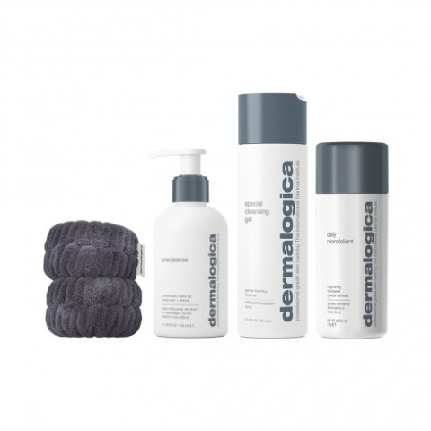 Dermalogica Cleanse + Glow Zestaw Oczyszczająco rozświetlający