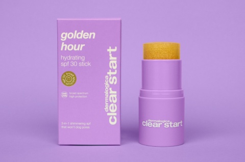 Dermalogica Golden hour hydrating SPF 30 stick Lekki rozświetlająco-nawilżający sztyft przeciwsłoneczny 19 g