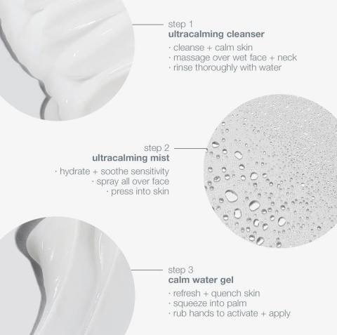 Dermalogica Sensitive Skin Rescue ZESTAW Żel nawilżający 15 ml + Tonik dla cer bardzo wrażliwych 50 ml + Żel do mycia 50 ml