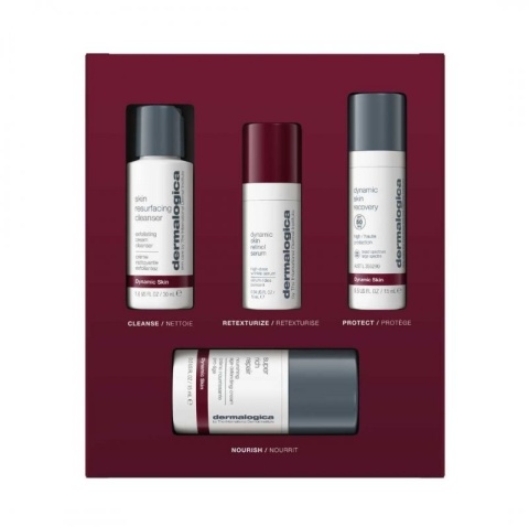 Dermalogica Skin Aging Solutions Kit ZESTAW Żel do mycia 30 ml + Serum 10 ml + Krem regenerujący 15 ml + Krem SPF 50 15 ml
