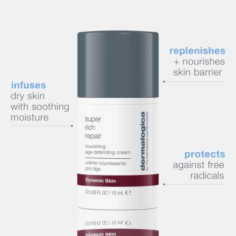 Dermalogica Super Rich Repair Krem regenerujący z bogatą formułą dla cery bardzo suchej lub zniszczonej 15 ml