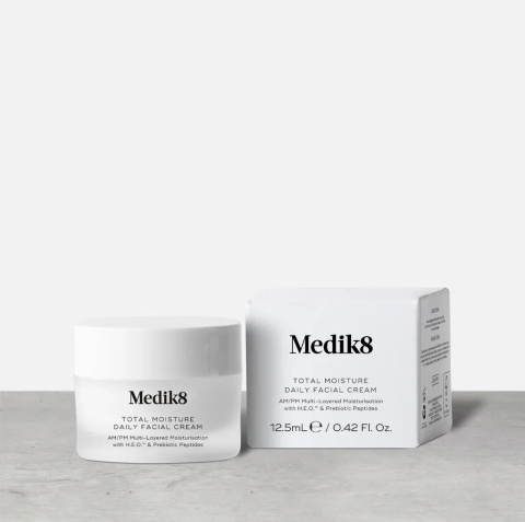 MEDIK8 Total Moisture  Daily Facial Cream Lekki krem nawilżający, wspierający mikrobiom i barierę ochronną skóry 12,5 ml