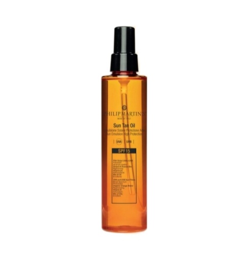 Philip Martin's Sun Tan Oil Olejek ochronny do włosów, ciała i twarzy w sprayu SPF15 150 ml
