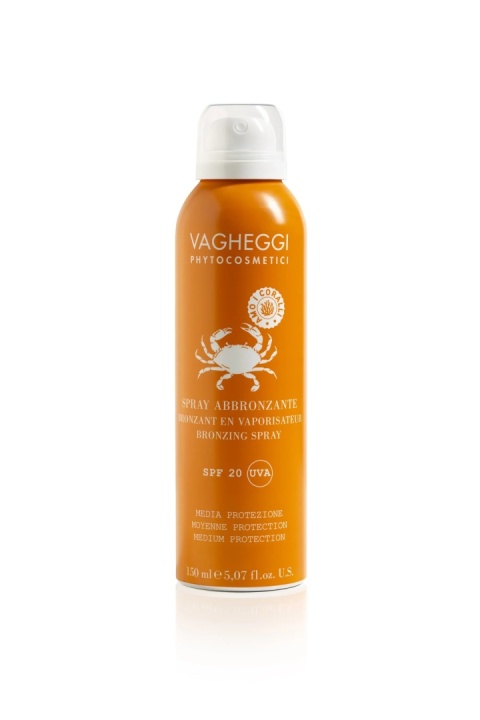 Vagheggi Bronzing Spray Brązujący spray do opalania z fitrem SPF20 150 ml