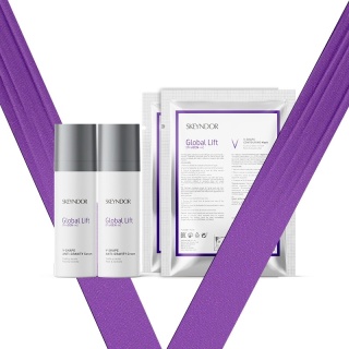Skeyndor Global Lift V-Shape Lifting Home Care 15-dniowa kuracja na szyję, podwójny podbródek i dekolt 2 x 30 ml